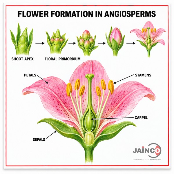 Flower Formation in Angiosperms